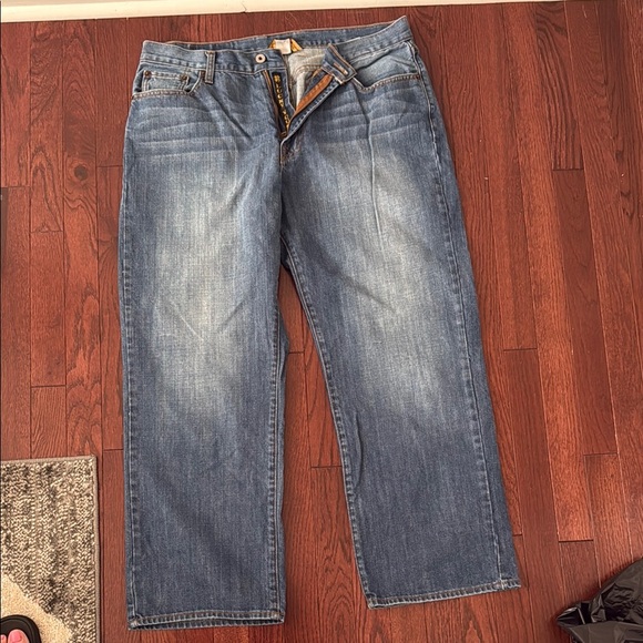 Lucky Brand Other - Lucky Brand Blue Relaxed Jeans with Distressed Details